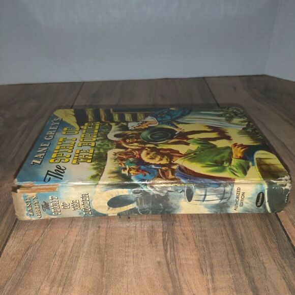 1954 Zane Grey's The Spirit Of The Border Whitman's Book - Picture 8 of 8